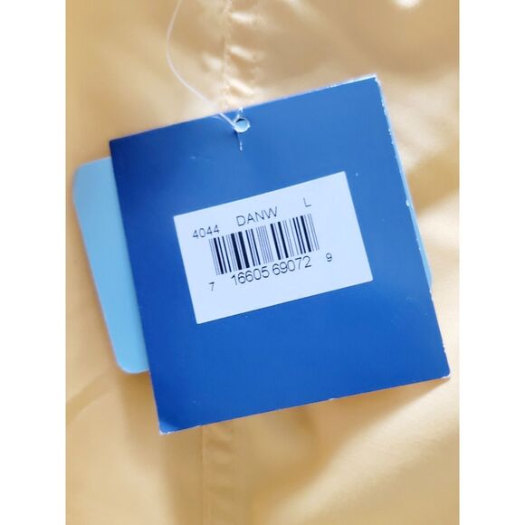 Cherokee Workwear L Yellow Scrub Pants Unisex Drawstring Waist Pockets NWT - Picture 4 of 6